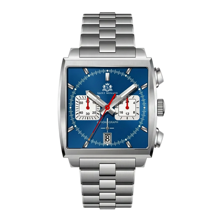 Monte Carlo — Blue Dial / Steel Bracelet