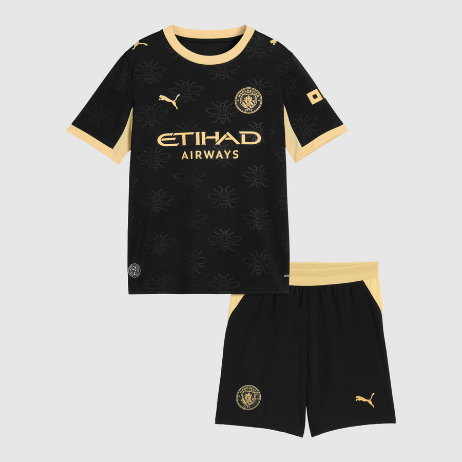 Manchester City Away 26/27 Kids Shirt Kit