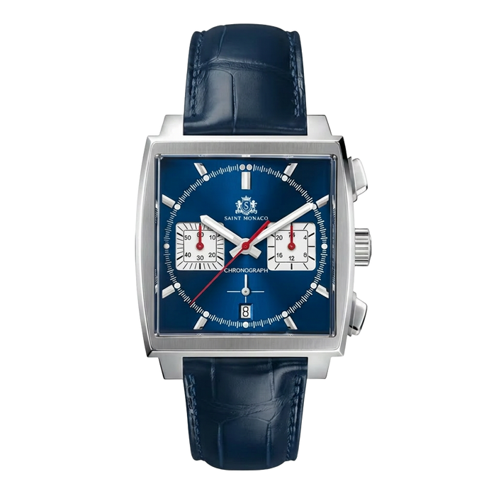 Monte Carlo Blue Dial Blue Leather