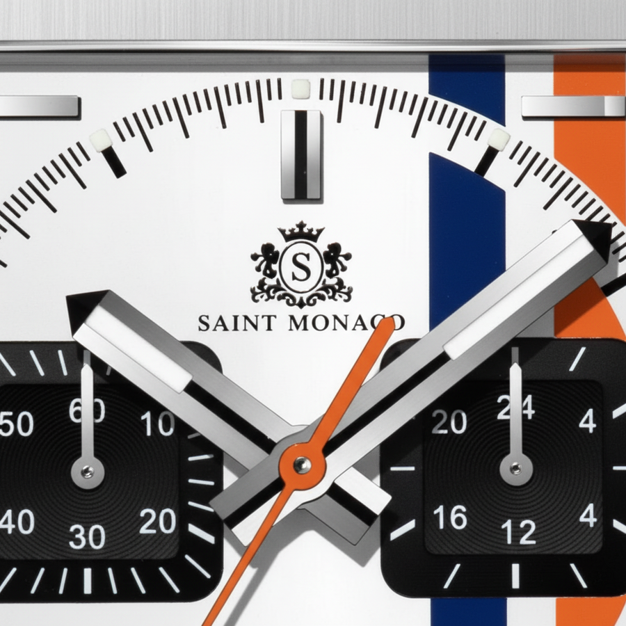 Monte Carlo — White Racing / Canvas Strap